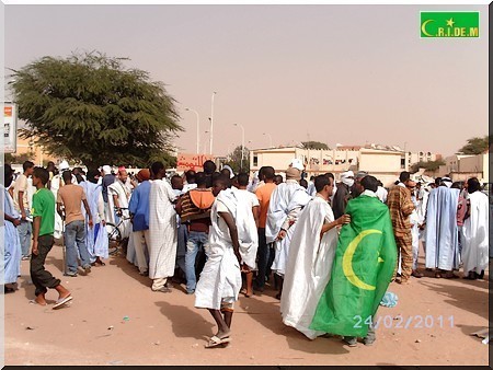 Mauritanie des centaines de jeunes manifestent à Nouakchott - [Reportage Photos]