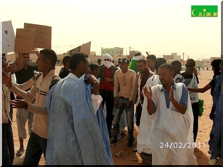 Mauritanie des centaines de jeunes manifestent à Nouakchott - [Reportage Photos]