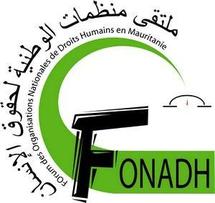 Forum des organisations nationales des droits humains en Mauritanie (FONADH) : Déclaration.