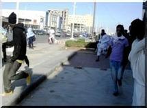 Place des blocs rouges : Affrontent entre police et manifestants