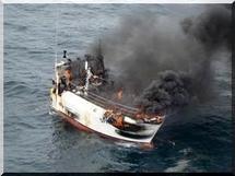 Incendie sur un bateau de pêche au large de Nouakchott