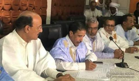 Mauritanie : 11 partis d'opposition s'engagent à présenter un candidat unique Mauritanie : 11 partis d'opposition s'engagent à présenter un candidat unique