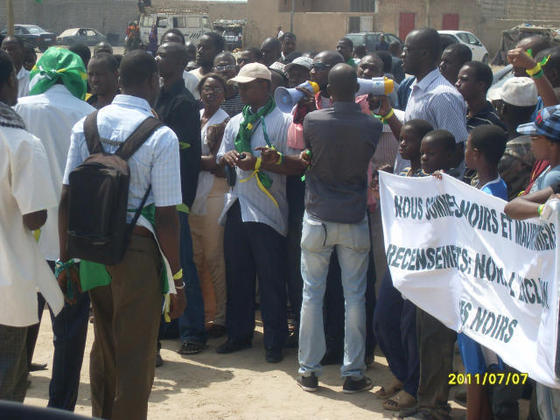Deuxième sit-in du mouvement TOUCHE PAS A MA NATIONALITE
