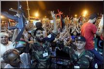 Libye: les rebelles sur la place Verte, au centre de Tripoli