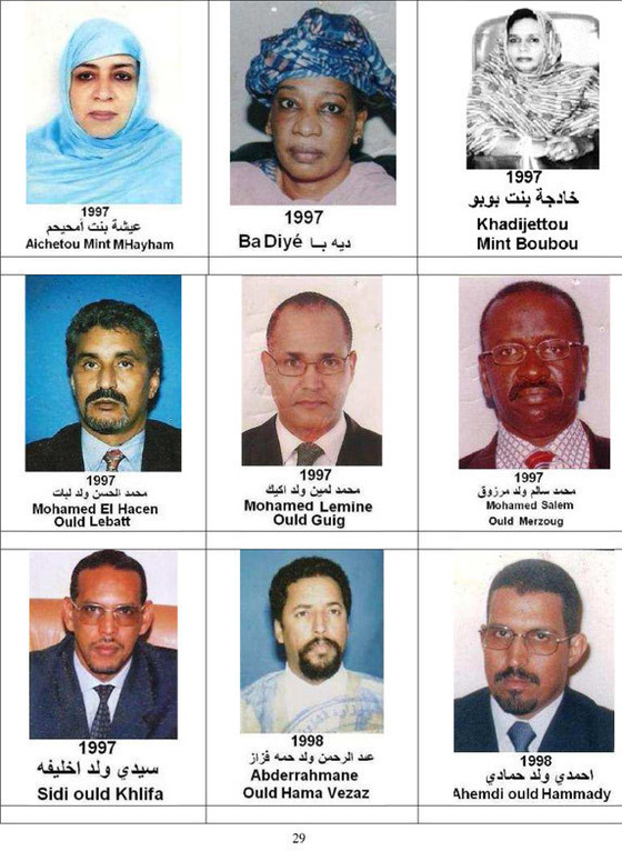 Gouvernements mauritaniens: De 1957 à 2010 (suite)