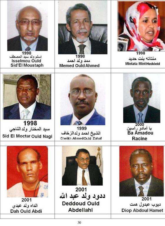 Gouvernements mauritaniens: De 1957 à 2010 (suite)