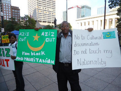 Manifestation de la diaspora Mauritanienne au Canada pour dénoncer l’enrôlement racial en cours en république islamique de Mauritanie.