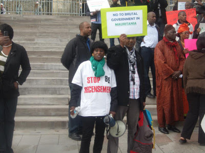 Manifestation de la diaspora Mauritanienne au Canada pour dénoncer l’enrôlement racial en cours en république islamique de Mauritanie.