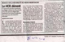 Cadre de Concertation des Réfugiés Mauritaniens au Sénégal