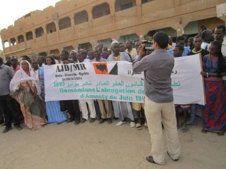 AJD/MR Sebkha : Manifestation contre la loi d'amnestie de 1993 (Photos)