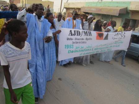 AJD/MR Sebkha : Manifestation contre la loi d'amnestie de 1993 (Photos)