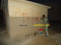Mauritanie-Atar: La police à la chasse des graffitis hostiles à Aziz(PHOTOS)