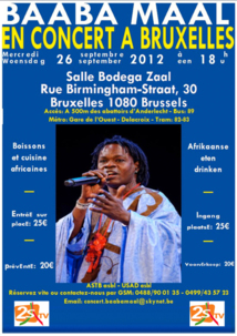 Baaba Maal en concert à Bruxelles