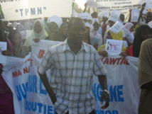 Marche conjointe de Touche pas à ma natinalité, IRA – Mauritanie et Kawtal e Yellitaare en hommage au martyr Lamine Mangane