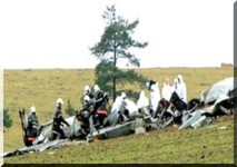 Crash en Lozère : l'avion militaire algérien se serait disloqué en vol.