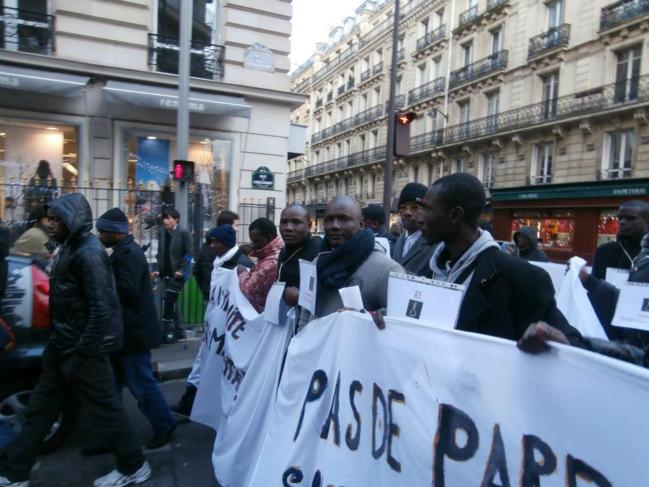 Paris: Manifestation en mémoire des martyrs