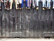 Protestations d'hier élèves   du collège de Aere M'bar.