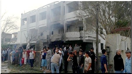 Attentat contre l'ambassade de France à Tripoli : les images des dégâts