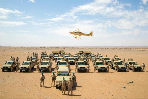 L’armée mauritanienne effectue des manœuvres dans le nord du pays L’armée mauritanienne effectue des manœuvres dans le nord du pays