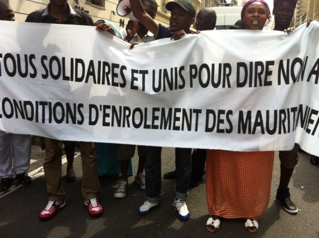 Sit-in mercredi 19 juin 2013 devant l’ambassade de Mauritanie à Paris (Photos)
