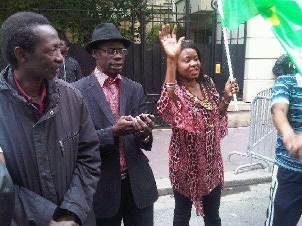 Sit-in du mercredi 26 juin 2013 devant l’ambassade de Mauritanie à Paris (Photos)