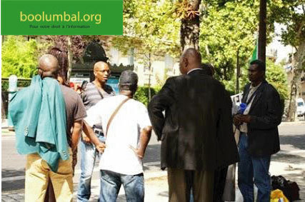 Le sit-in du mercredi 14 aout 2013, a eu lieu à 13 heures devant l’Ambassade de Mauritanie plus précisément à la place Henry Martin.