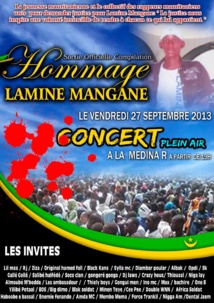 Le collectif des rappeurs rend hommage à Lamine Mangane