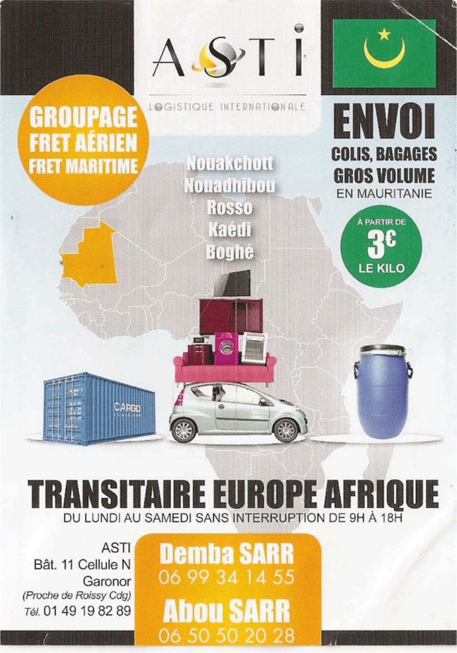 Mauritanie : Groupage Fret Aérien et Maritime Mauritanie : Groupage Fret Aérien et Maritime