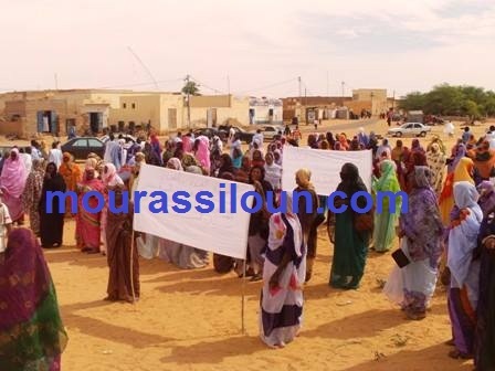 Manifestation à Tidjikja après la mort de 4 femmes à l’hôpital de la ville...PHOTOS