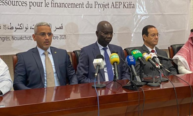 Mauritanie : table ronde avec des responsables de fonds arabes pour le financement du projet d’approvisionnement en eau de la ville de Kiffa