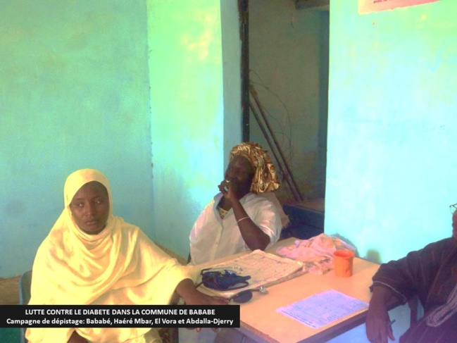 APPEL A L’AIDE :   LUTTE CONTRE LE DIABETE DANS LA COMMUNE DE BABABE