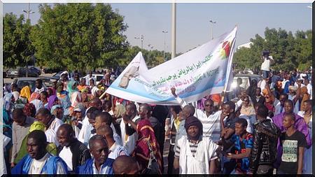 Nouakchott : Plusieurs centaines de personnes à l’accueil de Biram O. Abeid