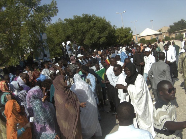 Retour de Biram Ould Abeid Ould Dah, Démonstration de force de ses militants/sympathisants (en images)