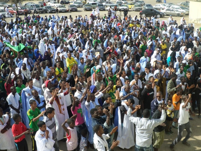 Les Mourabitounes acclamés au stade olympique de Nouakchott Les Mourabitounes acclamés au stade olympique de Nouakchott