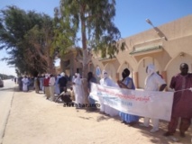 Nouakchott: Manifestation devant la présidence contre le licenciement abusif et le chômage Nouakchott: Manifestation devant la présidence contre le licenciement abusif et le chômage