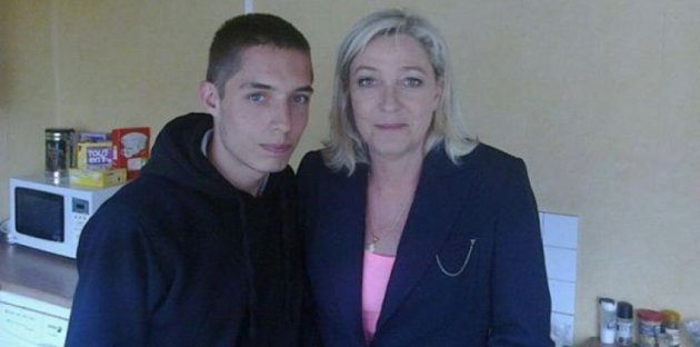 Marine Le Pen épinglée pour une photo avec un néonazi présumé