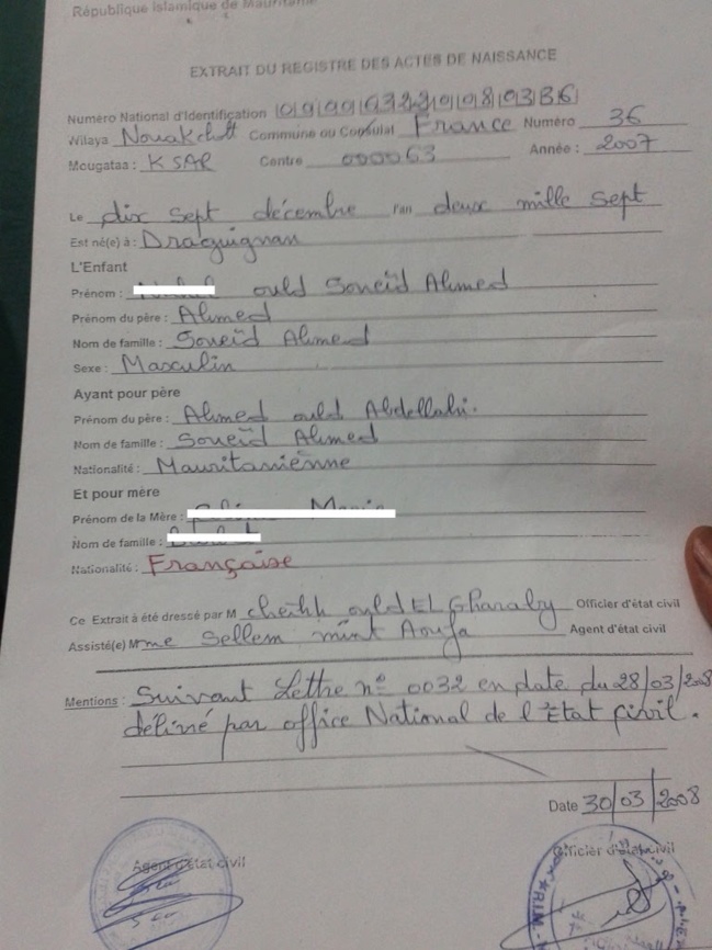 IL EST TEMPS D’AVOUER : AUCUN ENFANT OULD N’A ÉTÉ REFUSÉ À L’ENRÔLEMENT… IL EST TEMPS D’AVOUER : AUCUN ENFANT OULD N’A ÉTÉ REFUSÉ À L’ENRÔLEMENT…