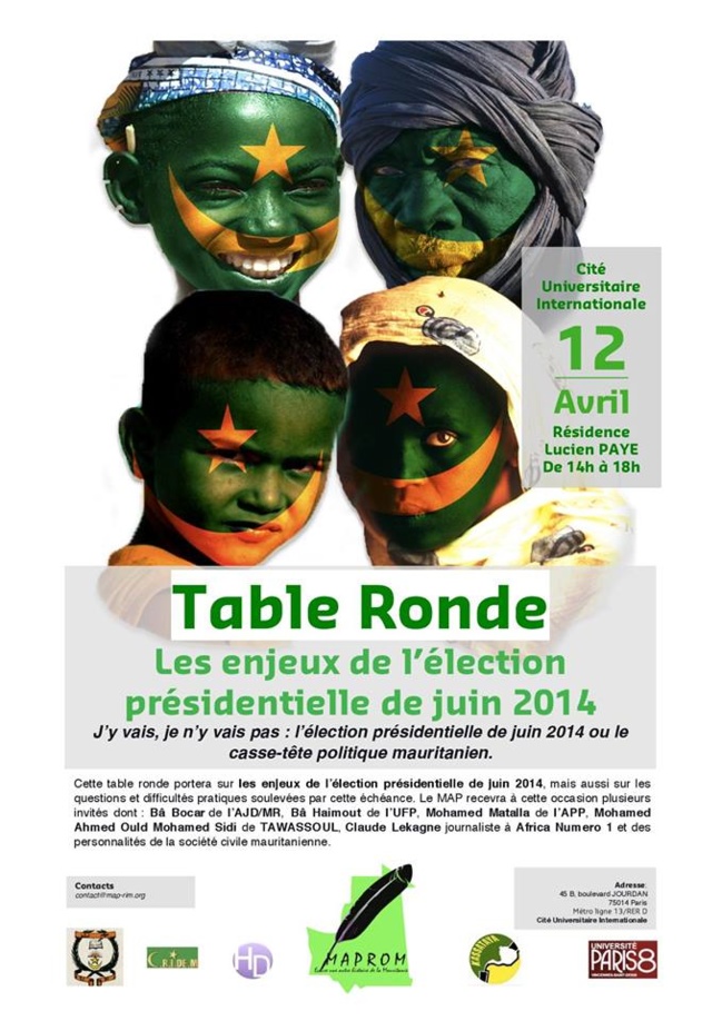 Table Ronde sur les enjeux de l’élection présidentielle de juin 2014