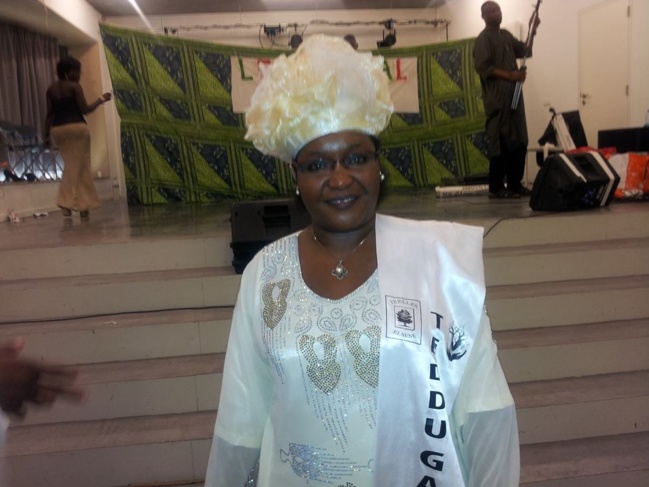 Haby Zakaria Konté - Marraine de la fête des mamans 2014 à Bruxelles