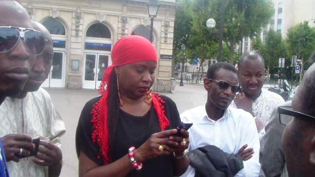 Sit-in devant  l'ambassade de la Mauritanie à Paris ce jeudi 14 août (vidéos photos)