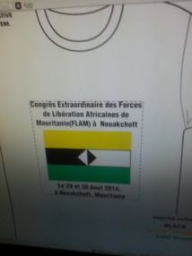 Le congrès extraordinaire des FLAM à Nouakchott du 29 au 30 août 2014 Le congrès extraordinaire des FLAM à Nouakchott du 29 au 30 août 2014