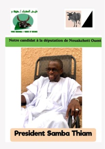 Législatives 2023 : Samba Thiam pressenti pour Nouakchott Ouest Législatives 2023 : Samba Thiam pressenti pour Nouakchott Ouest