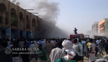 Un incendie éclate au Grand marché de la capitale Un incendie éclate au Grand marché de la capitale