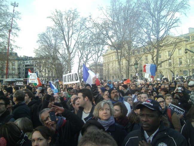 Marche Républicaine: près de 3,5 millions de manifestants contre le terrorisme en images