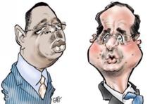 Macky Sall,caricaturé par Charlie Hebdo Macky Sall,caricaturé par Charlie Hebdo