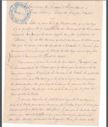 DOCUMENTS HISTORIQUES : BONNE INTELLIGENCE ENTRE L’ÉMIR DU TRARZA ET LE GOUVERNEUR FRANÇAIS