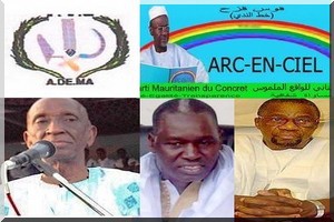 5 ( cinq ) partis politiques mauritaniens lancent un appel pour sauver la Mauritanie.