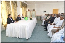 Le Président de la République rencontre les présidents des partis et les parlementaires de la majorité Le Président de la République rencontre les présidents des partis et les parlementaires de la majorité