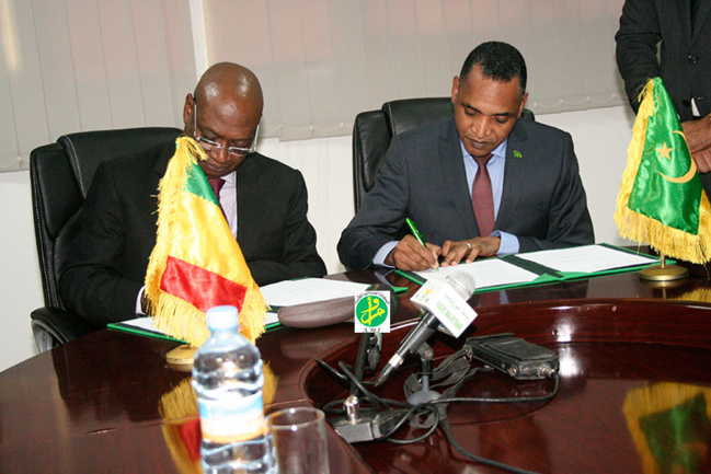 Signature d'un accord de partenariat énergétique entre la Mauritanie et le Mali Signature d'un accord de partenariat énergétique entre la Mauritanie et le Mali