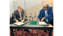 Les ministres des Affaires étrangères mauritanien et dominicain signent un accord pour le rétablissement des relations diplomatiques entre les deux pays Les ministres des Affaires étrangères mauritanien et dominicain signent un accord pour le rétablissement des relations diplomatiques entre les deux pays